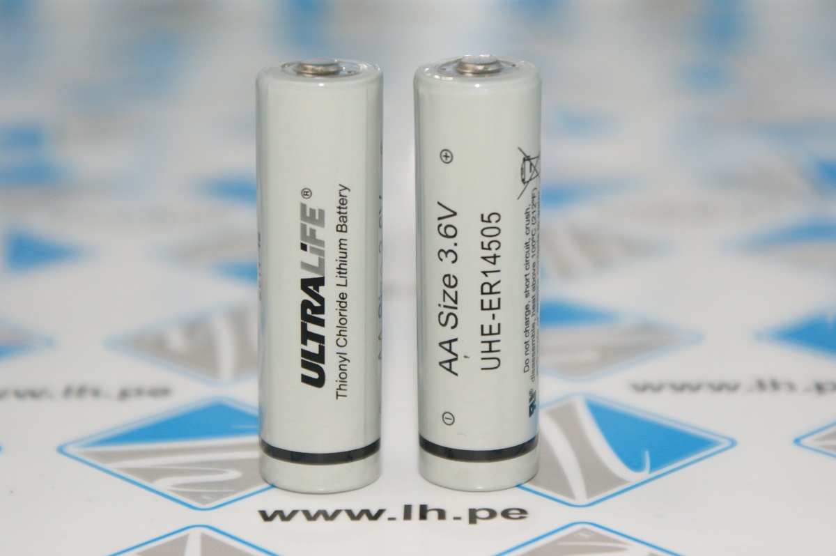 UHE-ER14505    Batería Lithium Size AA, 3.6V 2400mAh